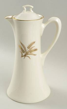 Wheat Chocolate Pot & Lid