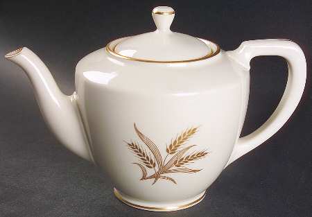 Wheat Shape 1961 Teapot & Lid by Lenox