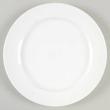White Oasis Salad Plate