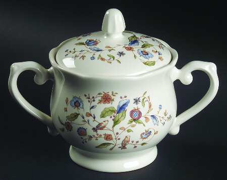 Wind Chimes Sugar Bowl & Lid