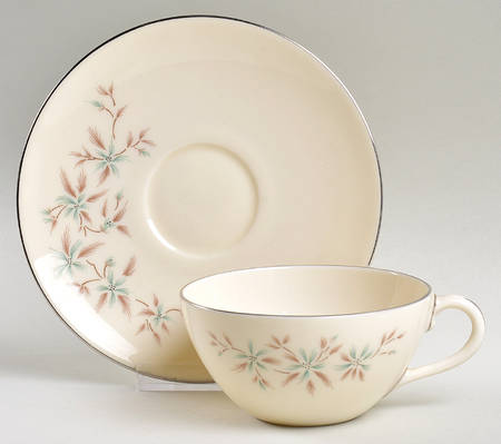 Wyndcrest Flat Cup & Saucer Set by Lenox