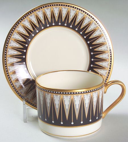 Zerlina Flat Cup & Saucer Set
