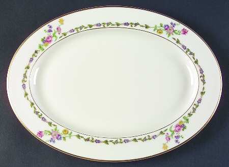Doris 12" Oval Serving Platter