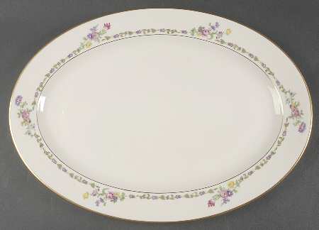 Doris 16" Oval Serving Platter