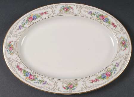 Flora 12" Oval Serving Platter