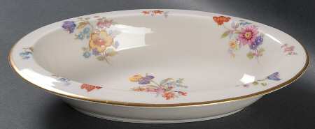 Linda Lee 10" Oval Vegetable Bowl