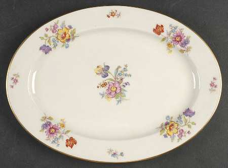 Linda Lee 12" Oval Serving Platter