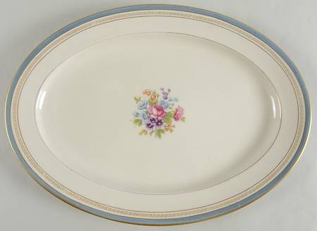 Martha Washington 14" Oval Serving Platter