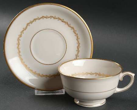 Footed Cup & Saucer Set