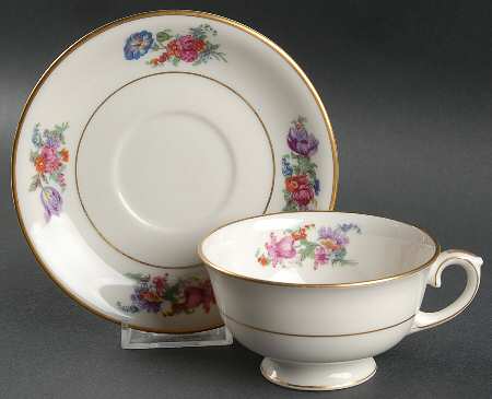 Plymouth Footed Cup & Saucer Set