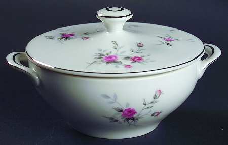 Petite Rose Sugar Bowl & Lid