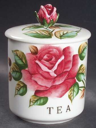 Americana Tea Canister & Lid