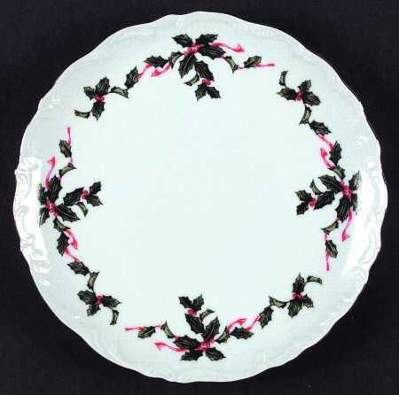 Boughs of Holly (SCALLOPED) by Lefton