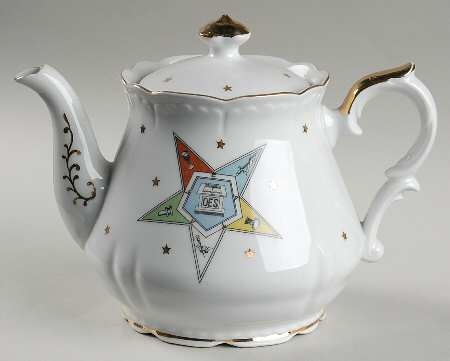 Eastern Star Teapot & Lid
