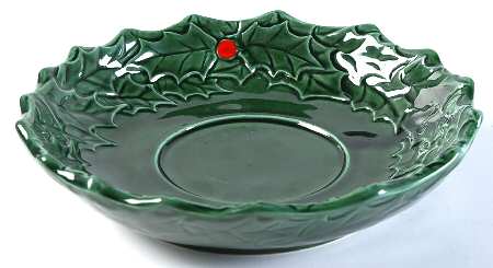 Green Holly Saucer for Jumbo Cup