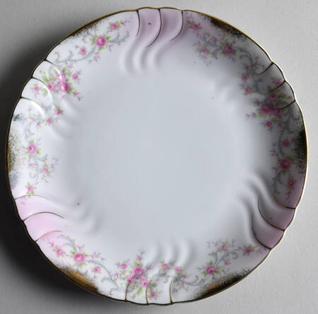 Heirloom Rose Coupe Salad Plate