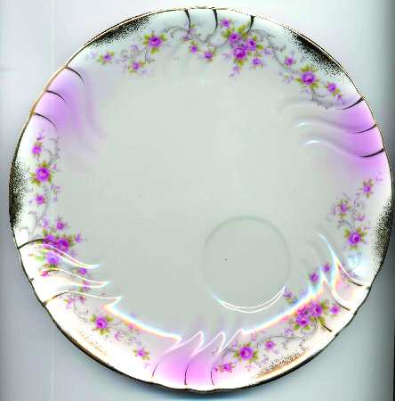 Heirloom Rose Snack Plate