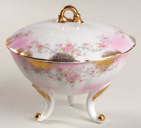 Heirloom Rose Candy Box & Lid