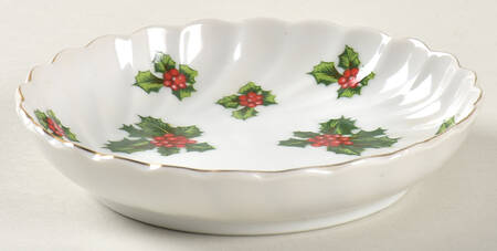 Holly Fruit/Dessert (Sauce) Bowl