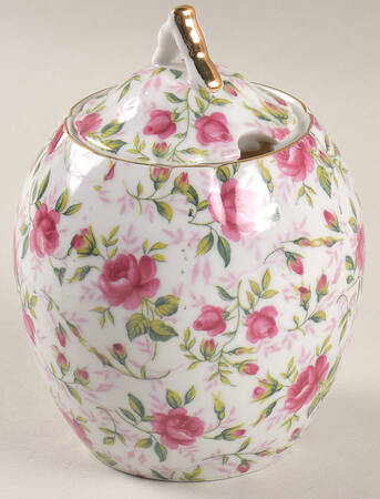 Rose Chintz Jam/Jelly & Lid
