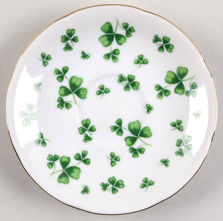 Shamrock St Patrick Saucer