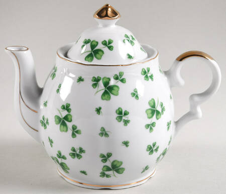 Shamrock St Patrick Musical Teapot & Lid