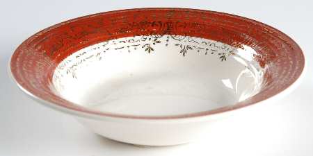 Maroon Emperor Rim Fruit/Dessert (Sauce) Bowl