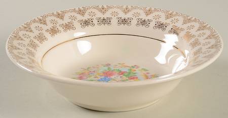 Old Mirror Rim Cereal Bowl by Leigh Potters