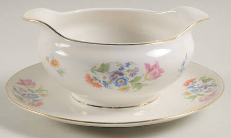 Florella Gravy Boat with Attached Underplate by Lexington