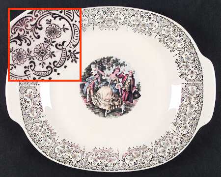 Chantilly (Fil #1TS284) 14" Oval Serving Platter