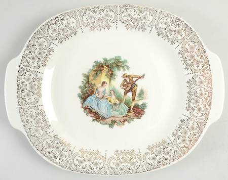 China d'Or (Filigree 1TS284) 14" Oval Serving Platter