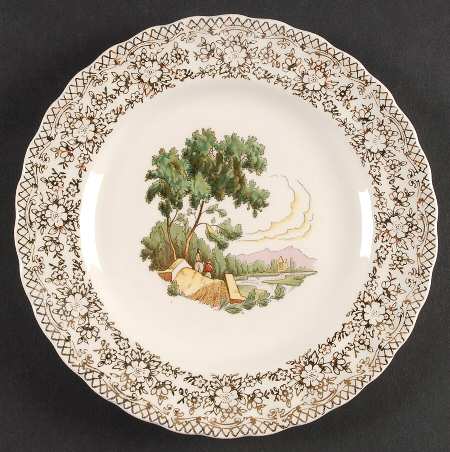Chateau France (Filigree 1KS518) Salad Plate