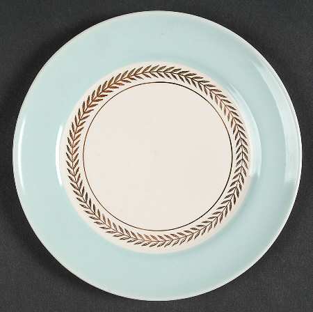 Federal Araby Blue Bread & Butter Plate