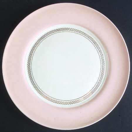 Federal Coral Pink Service Plate (Charger)