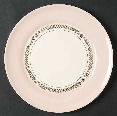Federal Coral Pink Salad Plate