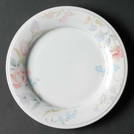 Flowers Salad Plate