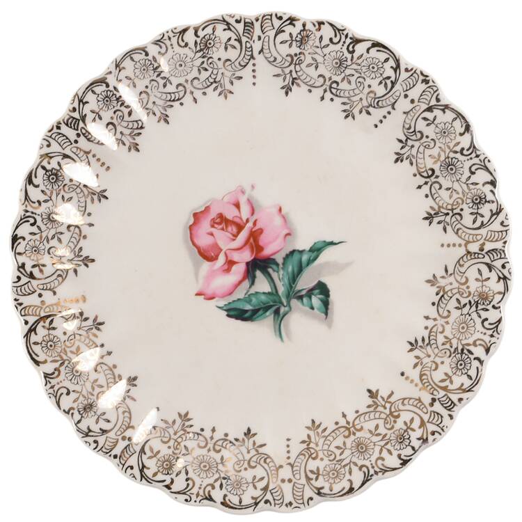 Le Fleur Rouge Bread & Butter Plate