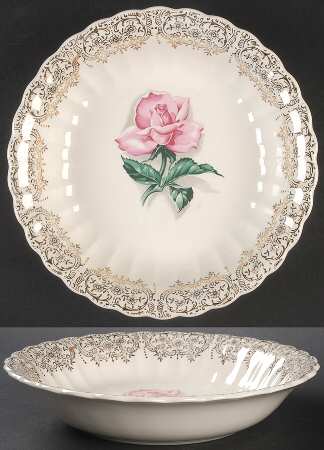 Le Fleur Rouge Coupe Soup Bowl