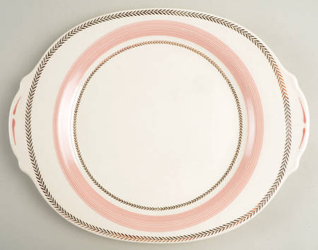 Lyceum Rose 13" Oval Serving Platter