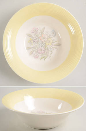 Oslo Yellow 8" Round Vegetable Bowl