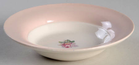 Tea Rose Cotillion Pink (No Trim) Fruit/Dessert (Sauce) Bowl