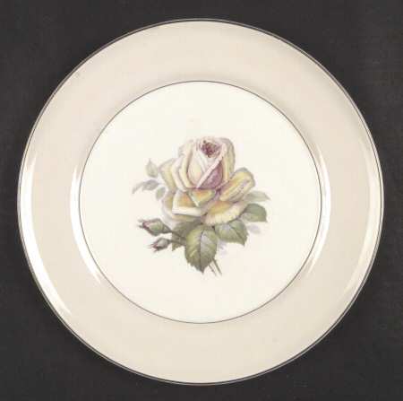 Tea Rose Cotillion Pink (Platinum trim) by Limoges-American