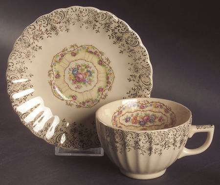 Toledo Delight Sand Footed Cup & Saucer Set