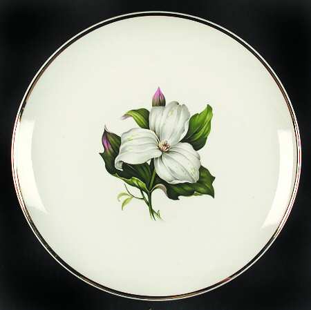 Trillium White (Glamour, Coupe) by Limoges-American