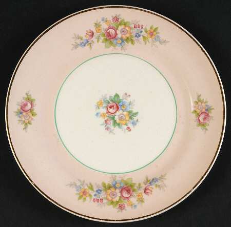 Troubadour Pink Bread & Butter Plate