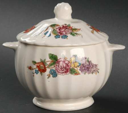 Wales Sugar Bowl & Lid