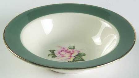 Cameo (Rose Center) Rim Fruit/Dessert (Sauce) Bowl