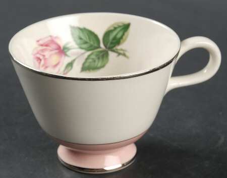 Pink Rose Footed Cup