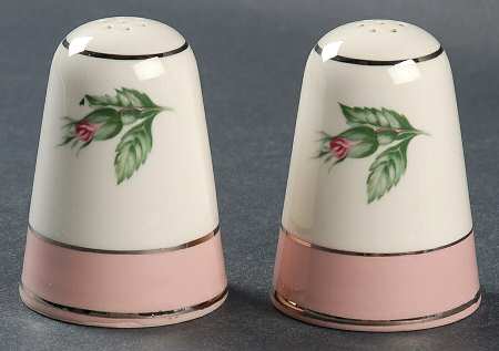 Pink Rose Salt & Pepper Set