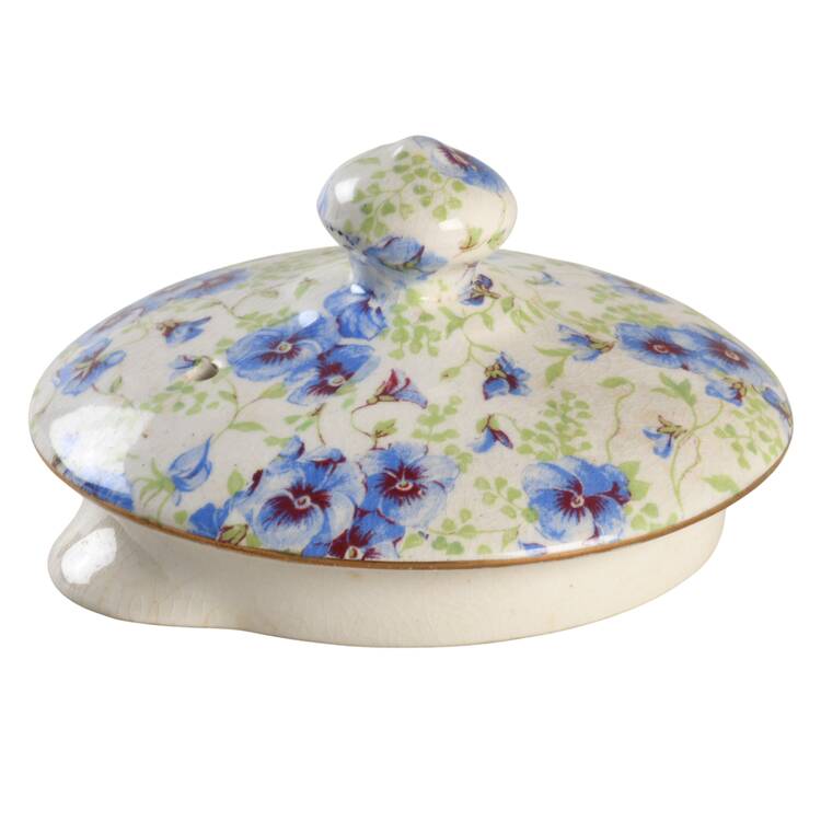 Pansy Lid for Teapot